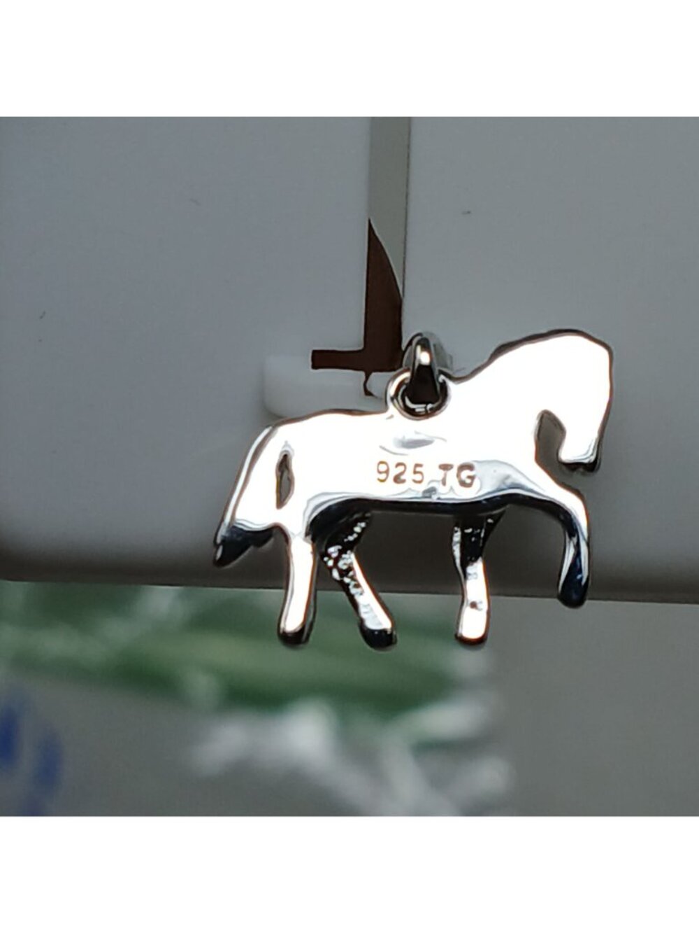 925 Sterling Silver Foal Horse Pendant  1/2 Inch Long w/ Bale #J11-f - Picture 5 of 6